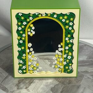 Vintage Musical Garden Shadow Box “April Love” Wind-Up Wall Decor 1970's